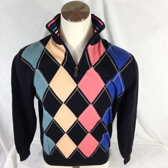 Eildon Hills NWT Argyle Sweater Size Medium - Picture 8 of 11